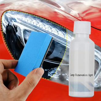 20ml Car Headlight Maintenance Clean Retreading Agent Spray Polish Repair Fluid Polishing Anti-scratch Liquid Car Accessories