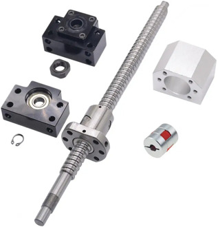 20MM Ball screw SFU2005 End Machined+RM2005 single Ball Nut+ BK15 BF15/FK15 FF15/EK15 EF15 End Support+ coupler screw 2005