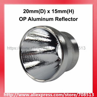 20mm(D) x 15mm(H) OP Aluminum Reflector for CREE XM-L