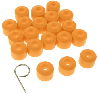 20Mm Wielmoer Covers Hub Schroef Cover Wielmoer Lug Stof Bolt Cap geel