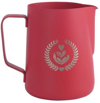 20Oz Melk Opschuimen Werper Rvs Koffie Tore Cup Espresso Dampende Mokken Perfecte Koffie Mokken Rood
