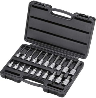 20pc 1/2" Hex socket bit set 4206