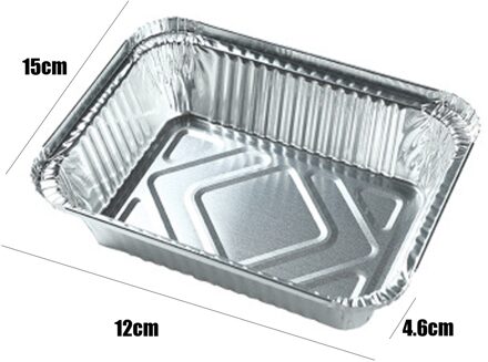 20Pc Speciale Aluminiumfolie Voor Barbecue Lade Bakken Pan Huishoudelijke Bakken Pan Oven Bbq Accessoires Aluminiumfolie Voedsel Containers