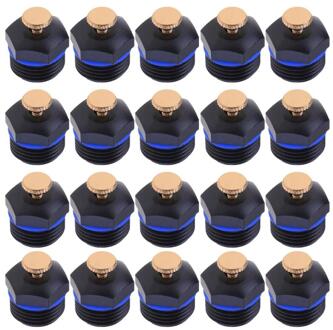 20Pcs 1/2 ''Tuin Sprinklers Micro Flow Dripper Drip Head Irrigatie Gereedschap Irrigatie Sprinklers Verstelbare Water Sproeikop