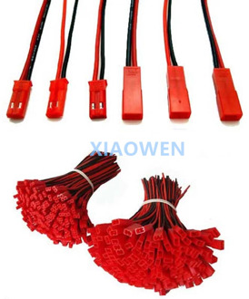 20PCS(10 Pairs) 2 Pin JST 150mm Pitch 2.54mm Male and Female Wire Connector Plug Cable for DIY RC Battry Model