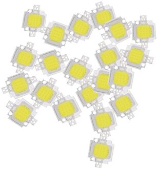 20Pcs 10W Led Pure White High Power 1100LM Led Lamp Smd Chip Gloeilamp Dc 9-12V