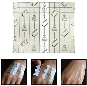 20Pcs 12*12Cm Waterdichte Transparante Tape Pu Film Hechtpleister Anti-Allergische Wondverband Fixatie Tape