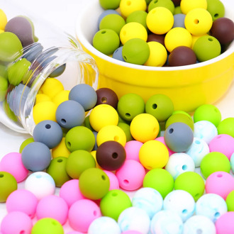 20pcs 12mm Silicone Round Beads Colorful Round Beads Handmake Diy Jewelry BPA Free Silicone Round Beads Shower Newborn Gift