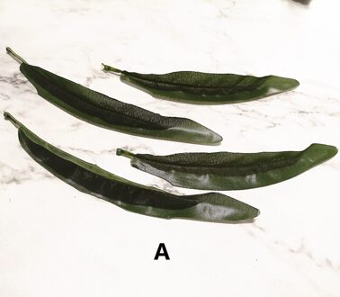 20Pcs 20Cm Decor Groene Kunstmatige Tulp Blad Bloem Voor Bruiloft Home Decoratie Gebladerte Diy Scrapbooking Craft Nep Bloem A 20stk