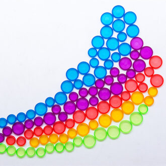 20Pcs 28 Mm Paddestoel Gat Disc Bindmiddelen Voor Notebooks/Planner Diy Kleurrijke Losbladige Binding Ringen Discbound Discs CX19-004 geassorteerd-20stk