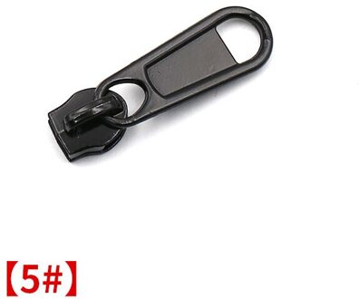 20Pcs 3 #5 #8 #10 # Rits Sliders Voor Nylon Ritsen Diy Bagage Reparatie Rits Hoofd puller Montage Quilt Kledingstuk Naaien Zip Accessoire No5Black