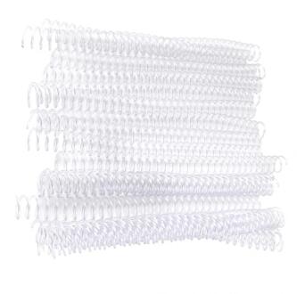 20pcs 30 Hole losbladige Plastic Binding Ring Lente Spiraal Ringen voor A4 Papier doorzichtig 19mm