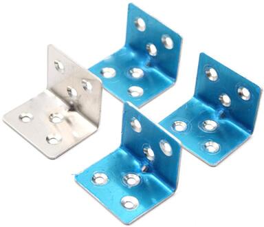 20pcs 38x30x1.5mm Roestvrij Staal Hoek Code Zeven Woorden Vaste Beugel Meubels Accessoires Kast Rechts hoek Connector