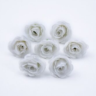 20pcs 3CM MINI Rozen bruiloft bruids accessoires klaring home decor accessoires kerst krans kunstbloemen 12