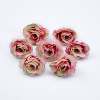 20pcs 3CM MINI Rozen bruiloft bruids accessoires klaring home decor accessoires kerst krans kunstbloemen