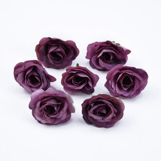 20pcs 3CM MINI Rozen bruiloft bruids accessoires klaring home decor accessoires kerst krans kunstbloemen