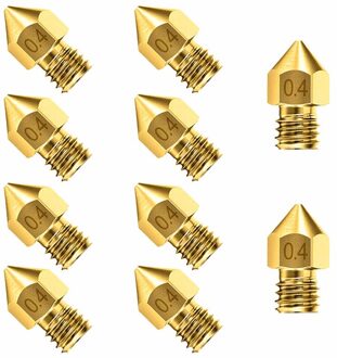 20Pcs 3d Printer Nozzle Accessoire Mk8 0.4Mm Voor Cr-10 Voor Ender 3 Voor Anet A8 Printer Onderdelen Reparatie onderdelen # Y30 B