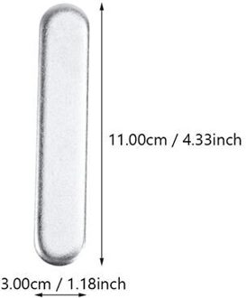 20Pcs 40G/20G Lood Draperie Gewicht Bedekt Draperie Gewicht Rvs Niet-geweven Stof Hanger voor Gordijn Tafelkleed 40G/20G