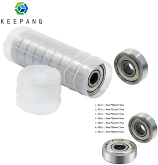 20pcs 623zz 624zz 625zz 626zz 635zz 608zz 688zz Ball Bearing Chrome Steel Ball Bearings 3D Printer Parts bearing Pulley Wheel