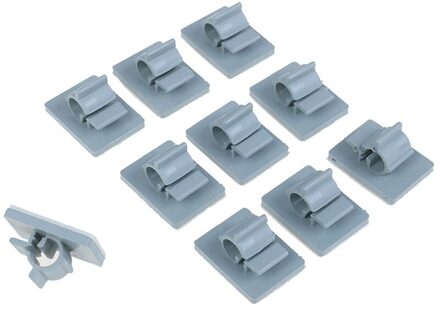 20Pcs Adhesive Car Cable Clips Cable Winder Wire Tie Fixer Houder Cord Organizer Management Bureau Kabelbinder Klemmen