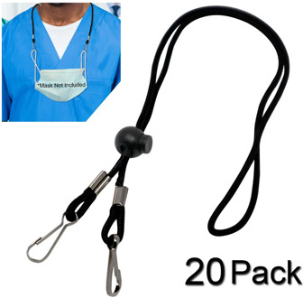 20Pcs Adjustable Mask Lanyard Handy&Convenient Safety Mask Rest&Ear Holder Rope for masque reutilisable face mask ear saver 2020