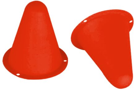 20Pcs Agility Maker Kegels Voor Slalom Rolschaatsen Training Verkeer Kegel Voetbal Teken Emmer Road Outdoor Training Kegel Rood