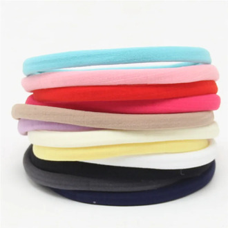 20pcs Baby Girls Boy Spandex Nylon Headband for Children Skinny Very Stretchy Non-Marking Headwear Nylon DIY Elastic Head band