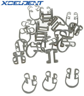 20pcs/bag Plastic Cotton Roll Holder Disposable Clip for Dental Clinic Dentistry Instrument