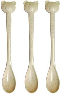 20Pcs Beer Ijs Lepels Specerijen Lepels Honing Theelepels Suiker Koffie Lepel (Blauw) Beige