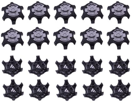 20Pcs Beweegbare Schoen Spikes Golf Spikes Quick Spikes Een Woord Cara Nail Golf Schoen Accessoires