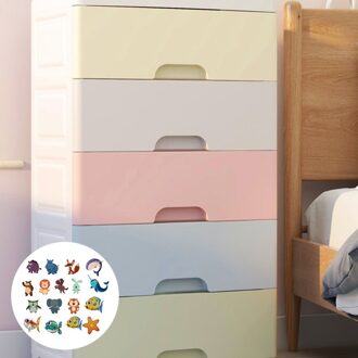 20Pcs Cartoon Waterdichte Bad Stickers Schattige Anti-Slip Badkamer Stickers