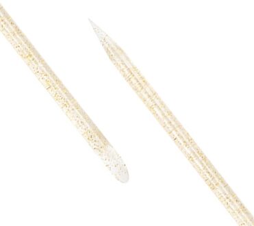 20Pcs Crystal Sticks Voor Nail Art Cuticle Pusher Double End Cuticle Verwijder Tool Vorken Voor Nagels Manicure Gereedschap geel