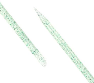 20Pcs Crystal Sticks Voor Nail Art Cuticle Pusher Double End Cuticle Verwijder Tool Vorken Voor Nagels Manicure Gereedschap groen