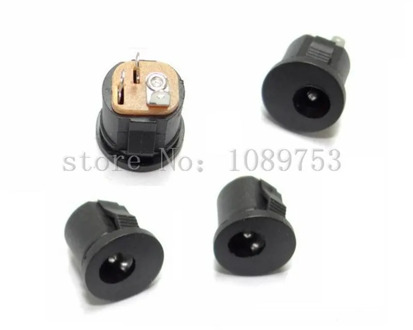 20Pcs DC022 DC-022K 5.5*2.1 / 5.5 x 2.1mm DC Power Socket/ DC Connector Panel Mounting DC-022 With Card slots