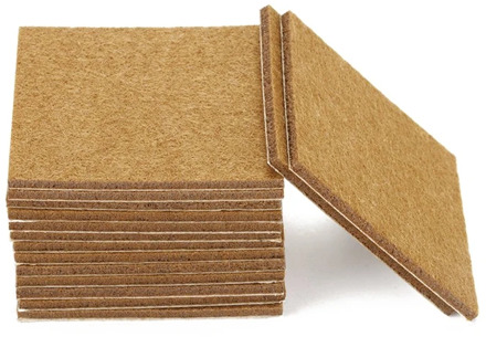20pcs Furniture Pads Felt Sheets Self Adhesive Wood Floor Protectors 7cmx7cm