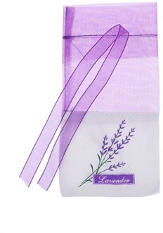 20Pcs Gaas Lavendel Tassen Geur Pouch Lege Zakjes Tas Voor Garderobe Auto (Oude Donker Paars En Oude Licht paars, 10 Van Elk) zoals getoond 1