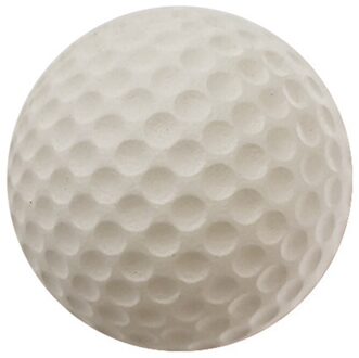 20Pcs Golfbal Spons Bal Pu Schuim Bal Indoor Oefening Pu Speelgoed Bal Golfbal Soft Indoor Practice Veiligheid elastische Bal 4 Kleur wit
