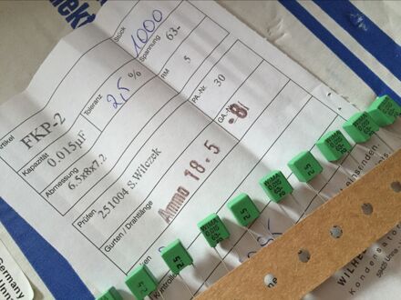 20PCS groene WIMA FKP2 0.015 uF/63 V PCM5 Audio 153/63V FKP-2 15N/63V 2.5% 0.015UF 15NF 153