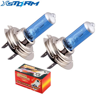 20pcs H7 55W 12V Halogen Bulb Super Xenon White Fog Lights High Power Car Headlight Lamp Car Light Source parking auto