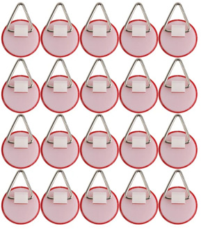 20pcs Invisible Adhesive Plate Hanger Set Vertical Plate Holders for The Wall Dish Hook Portable Self-Adhesive Wall Plate Holder