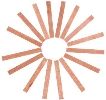 20Pcs Kaars Houten Kern Diy Kaars Maken Accessoire Houten Kaars Wieken zoals getoond 1