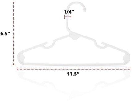 20Pcs Kids Kleerhangers Praktische Kleerhangers Plastic Kleerhangers Kapstok Voor Kid Thuis