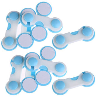20Pcs Kind Baby Baby Peuter Veiligheid Koelkast Lade Deur Kabinet Kast Sloten, 20Pcs