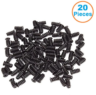 20pcs/lot Black Computer PC Case Cooling Fan Mount Screws For 70 80 90 120 140 Fans ,Pack Of 20pcs