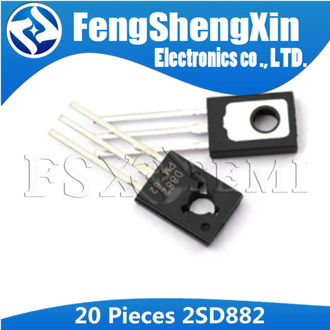 20pcs/lot D882 882 2SD882 NPN medium power transistor TO-126