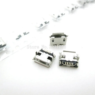 20PCS/LOT Micro USB 5P,5-pin DIP Micro USB Jack,5Pins Micro USB Connector Tail Charging socket
