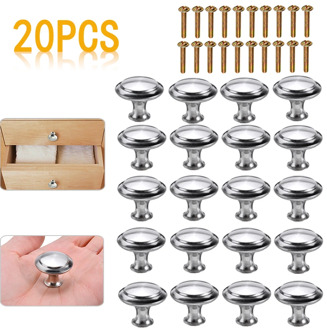 20Pcs/lot Mushroom Cabinet Knob Set Replaceable Furniture Cabinet Drawer Cupboard Handles Pulls Kitchen Door Knob DIY Hardware