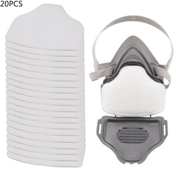 20pcs Mask Filter Safety Protective Mask Anti Dust Cotton Filter PM2.5 Mask Filter For 3700 Half Face Mask Respirator maskfilter