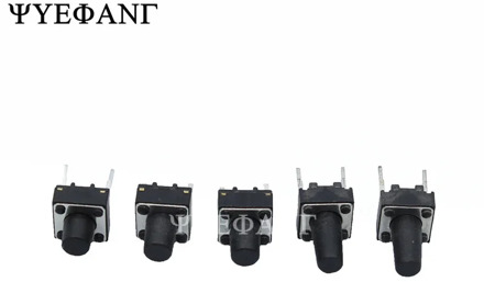 20pcs Middle 2pin 6x6x4.3/5/6/7/8/9/10 mm Switch Tactile Push Button Switches 6x6x4.3mm 6x6x5mm 6x6x6mm 6x6x7mm 6x6x8mm 6x6x9mm