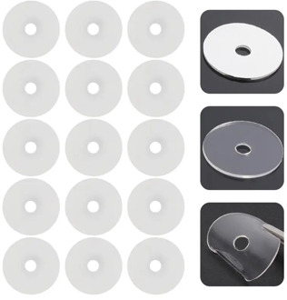 20pcs Mountain Road Bike Bicycle French Presta Valve Sticker Rim Protection Gas Air Nozzle Glue Pad Tube Tire Gasket